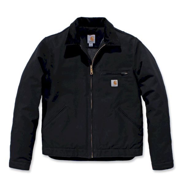 Carhartt Relaxed Fit Duck Blanket Lined Detroit Jacket 103828 - Black € ...