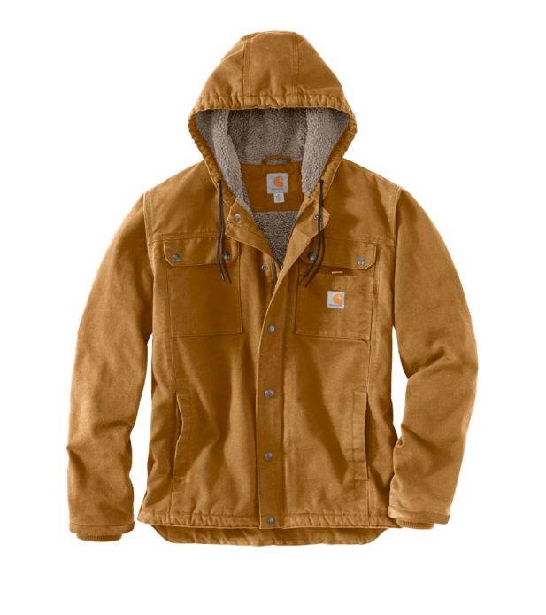 Carhartt Relaxed Fit Washed Duck Sherpa Lined Utility Jacket 103826 ...