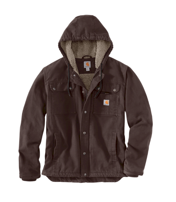 Carhartt Relaxed Fit Washed Duck Sherpa Lined Utility Jacket 103826 ...