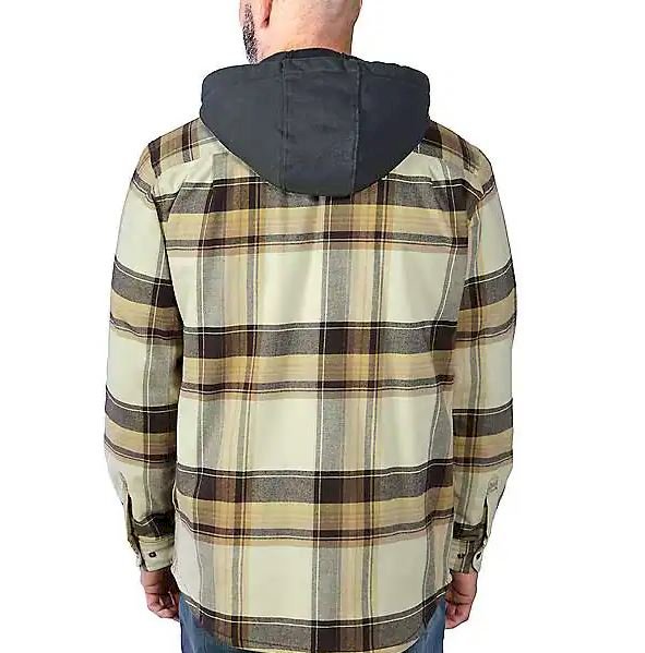 Carhartt Rugged Flex ™ Relaxed Fit Flannel Fleece Lined Hooded Shirt ...