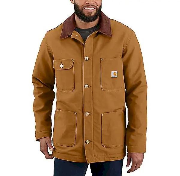 Carhartt Loose Fit Duck Blanket-Lined Chore Coat 103825 - Carhartt ...