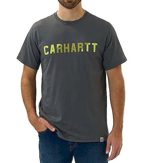 Carhartt Force™ Relaxed Fit Midweight Short Sleeve Block Logo Graphic T